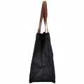 9220- BLACK CANVAS TOTE BAG